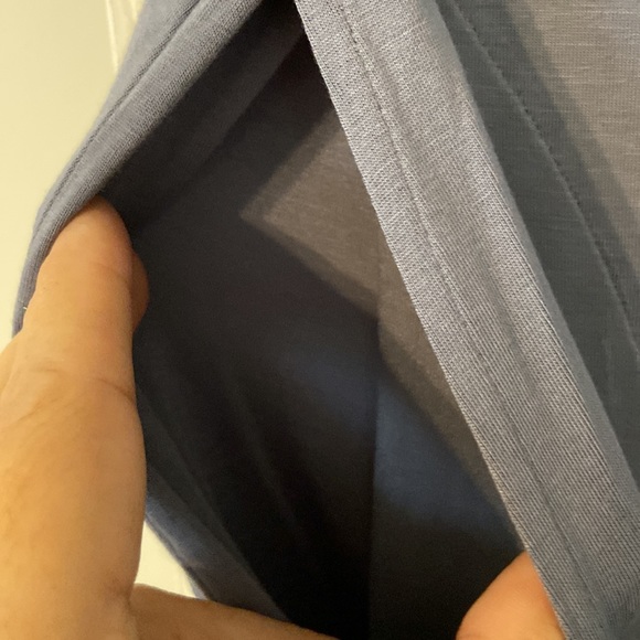 Soma Dress beautiful 45” long brand new with tags gray/bluish color so soft - Picture 5 of 12